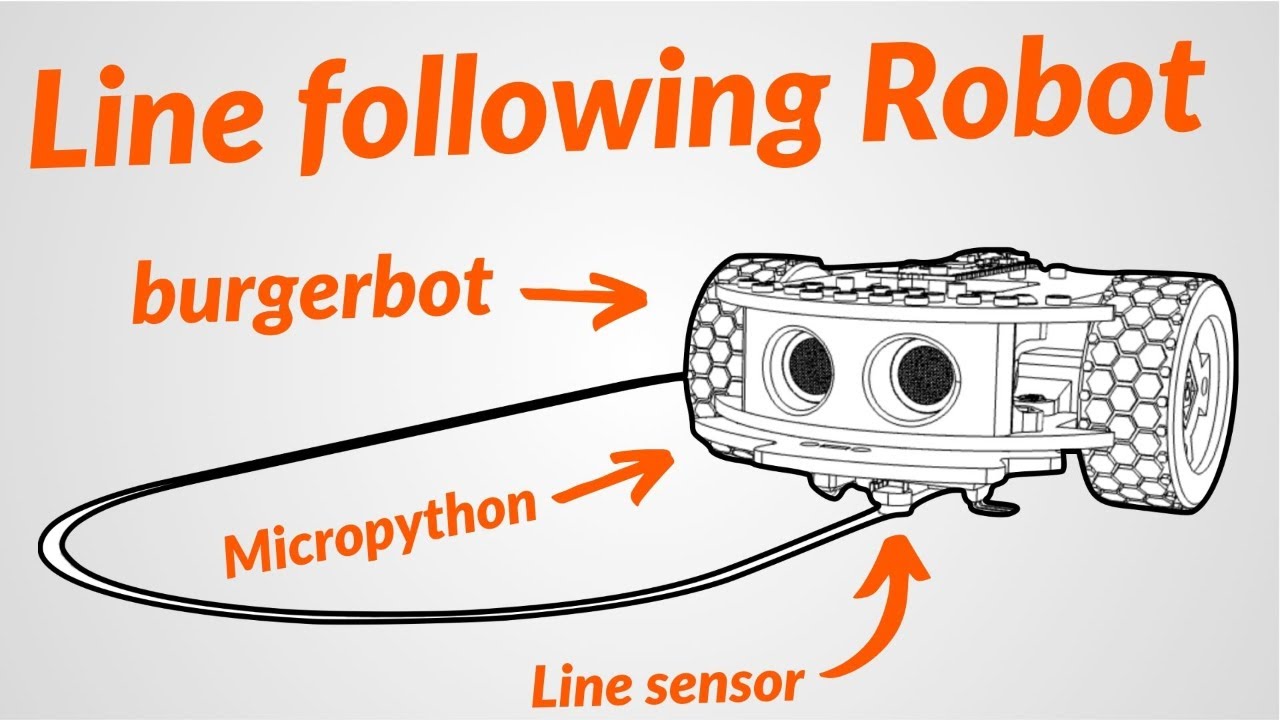 Build a Line following robot with MicroPython