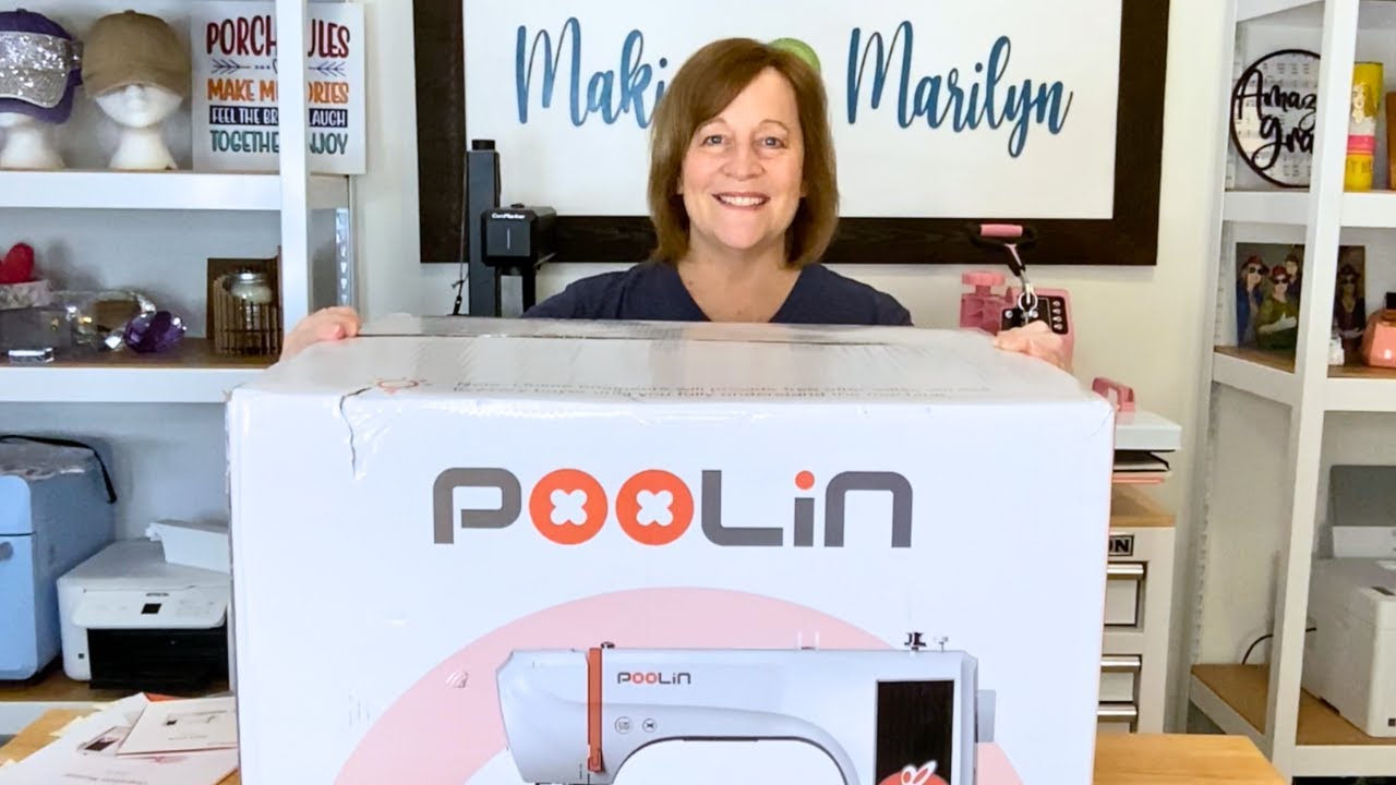 Unboxing the Poolin EOC06 Embroidery Machine with Large Hoop #embroidery