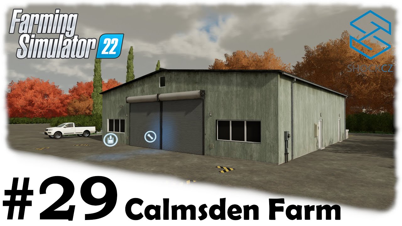SKLAD NA MATERIÁL | Farming Simulator 22 | #29 | Calmsden Farm