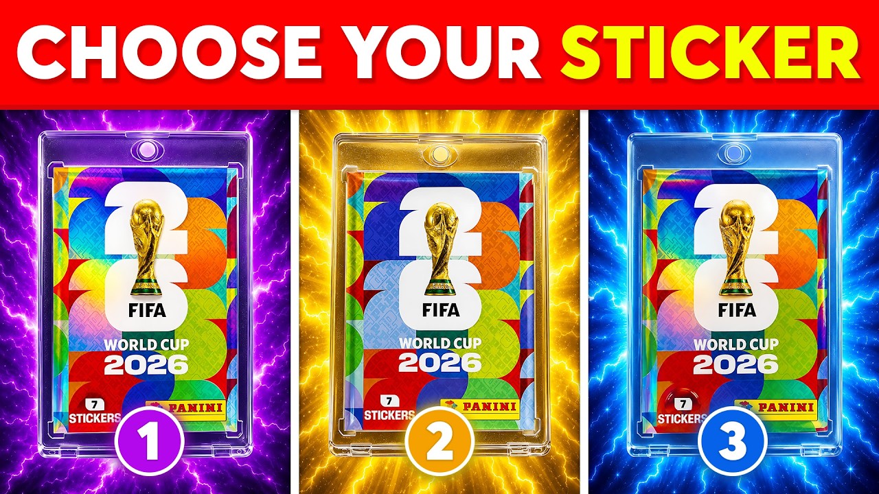 CHOOSE YOUR WORLD CUP PANINI PACK ⚽🏆 FIFA WORLD CUP 2026 Edition ⚽🔥