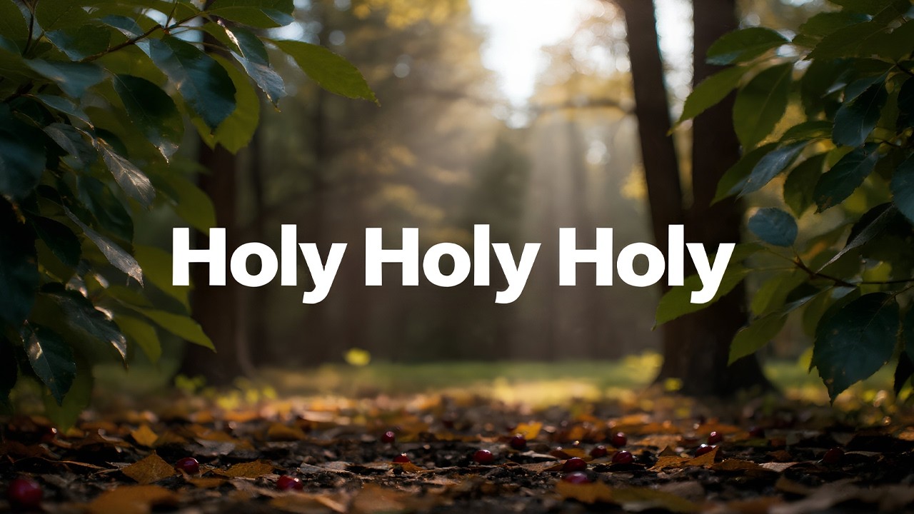 Holy! Holy! Holy! ✨ Classic Christian Hymn with Lyrics | Worship, Prayer & Meditation