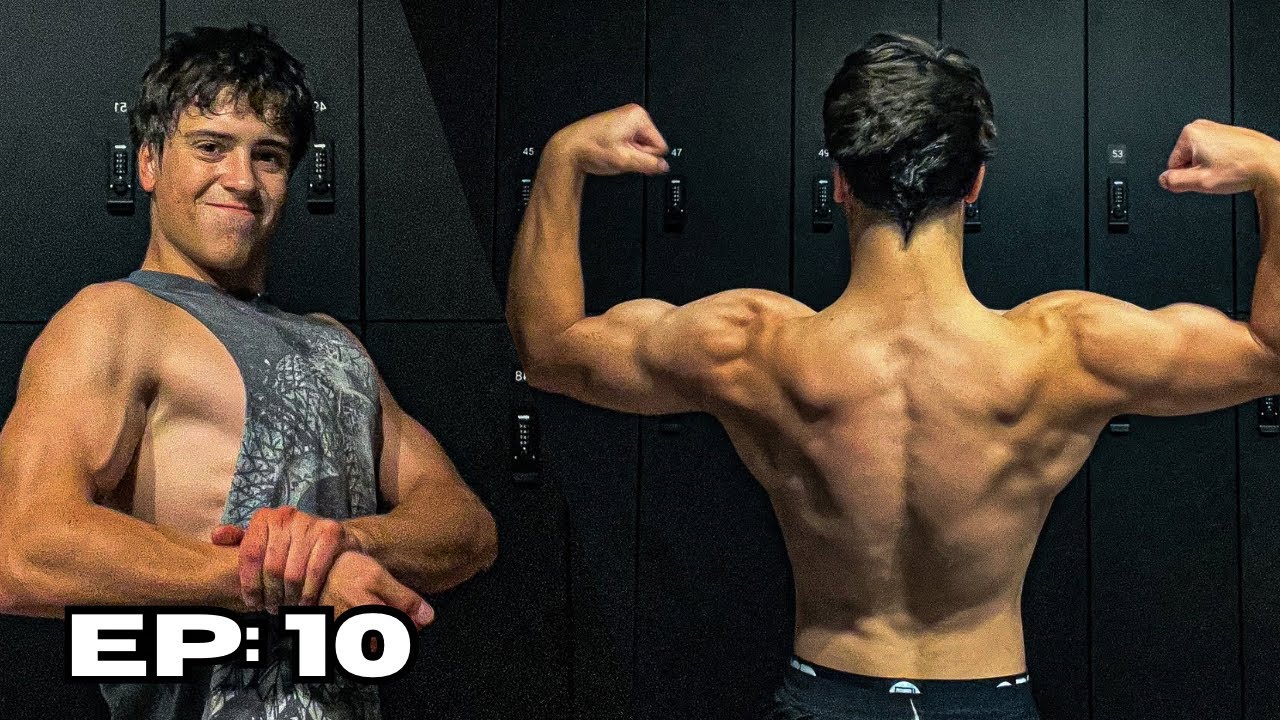 RAW BACK DAY as a TEENAGE BODYBUILDER