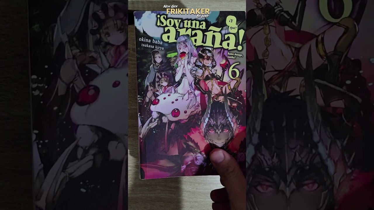 Soy una ara&ntilde;a y que? Light Novel. #kamite #kumodesugananika #shiro #lightnovel