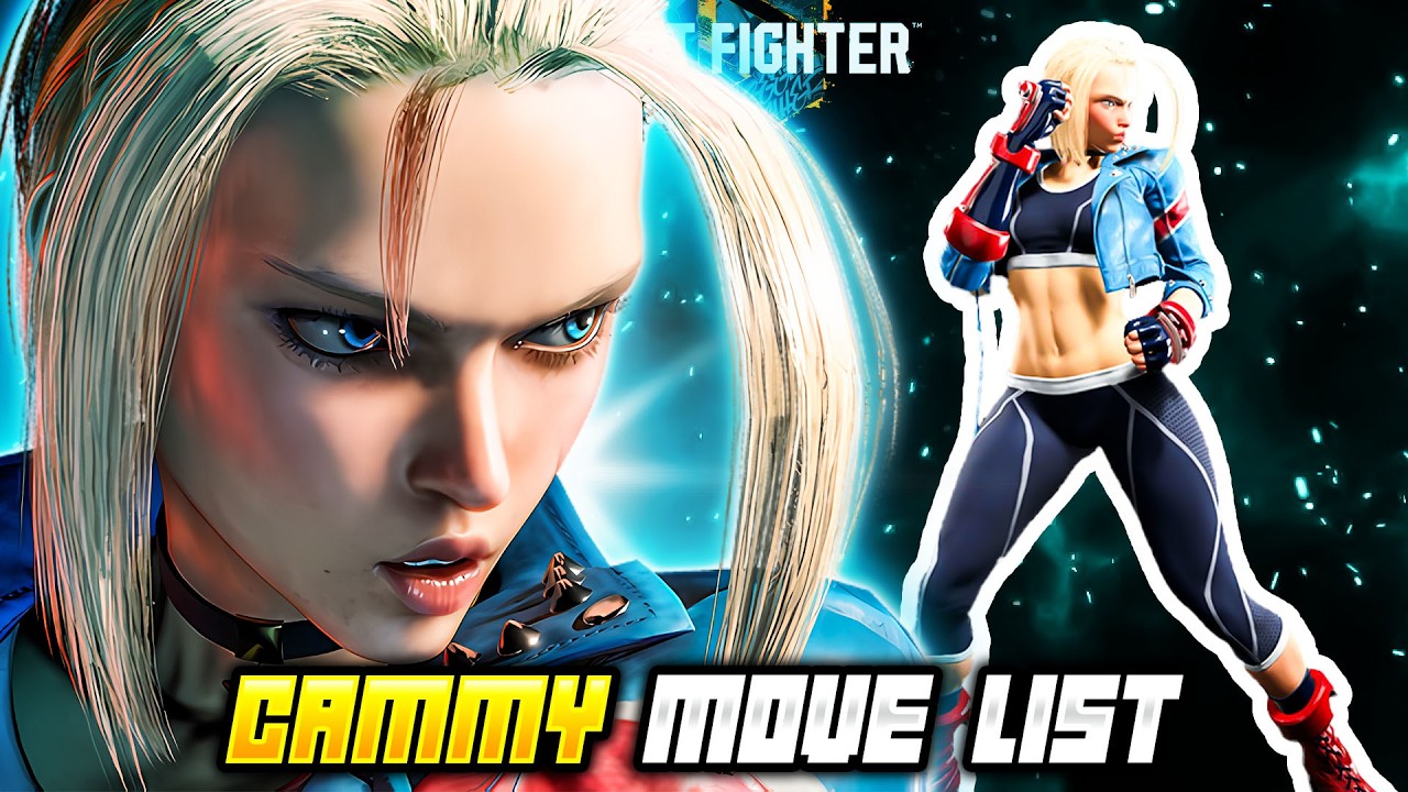 CAMMY WHITE MOVE LIST - Street Fighter 6 (SF6)
