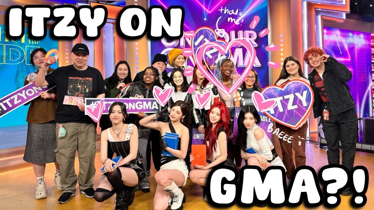 I WAS ON GMA WITH ITZY?! + solo trip, album haul, new food ₊˚ʚ ᗢ₊˚✧ ﾟ.