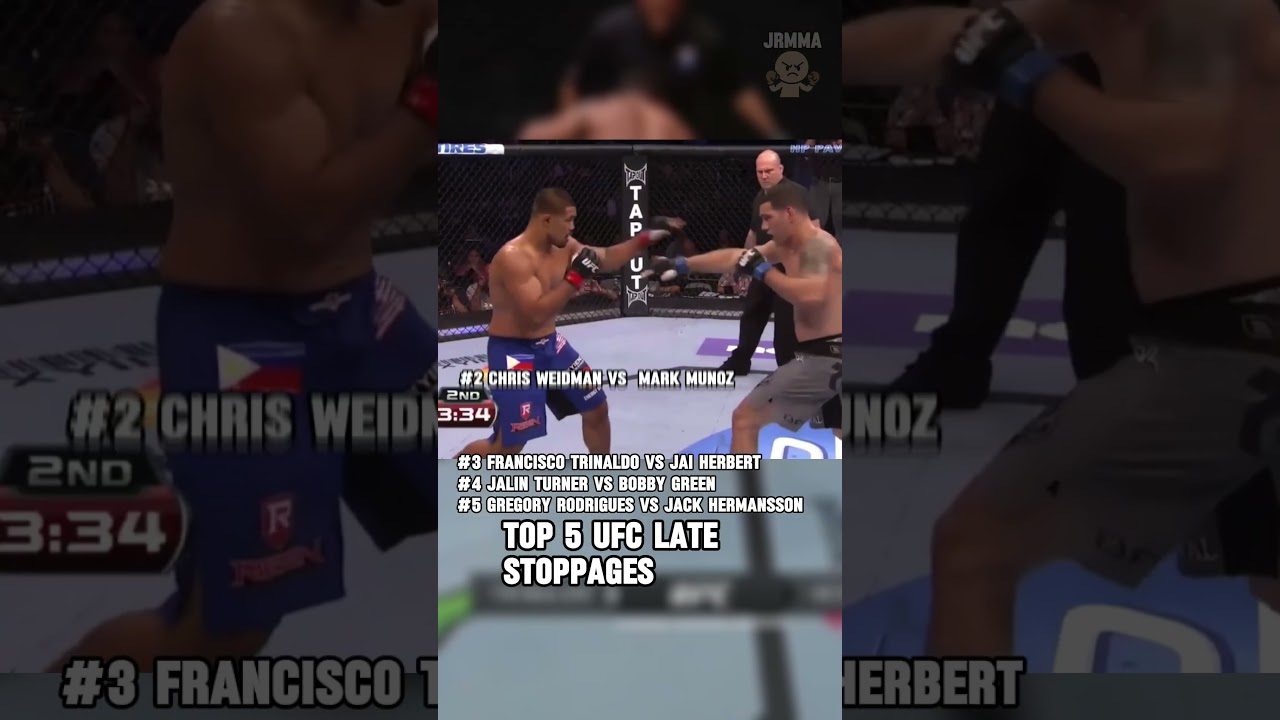 Top 5 Worst Late Stoppages in UFC History 😱💀