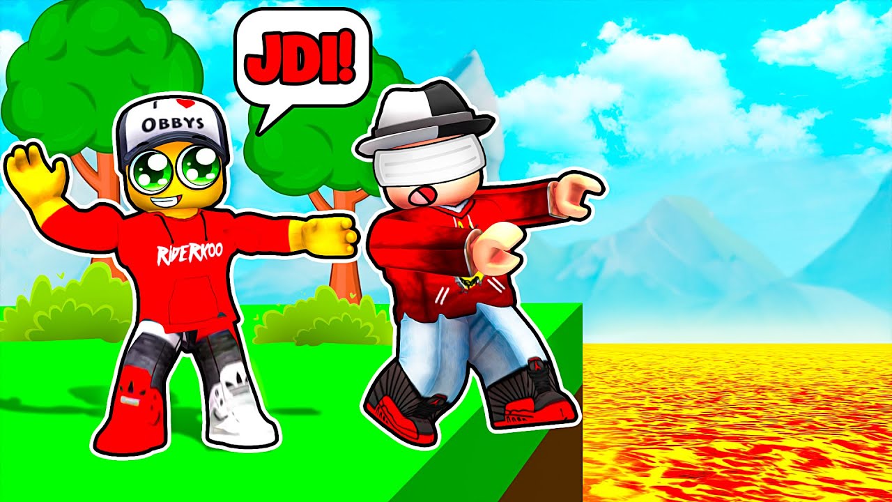 NAVIGUJU KAMAR&Aacute;DA, PROTOŽE NIC NEVID&Iacute;... (Tell Me!) [2 Player Obby]