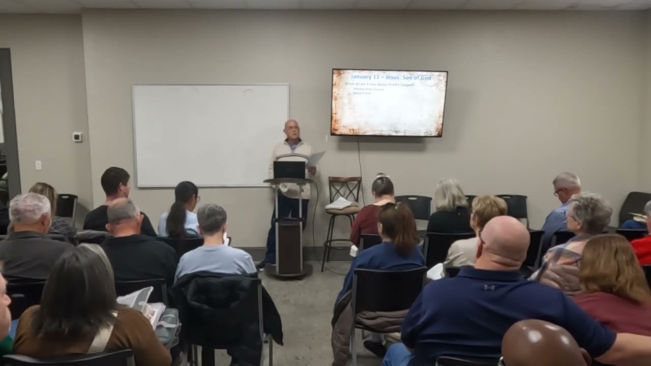 Sunday Evening Class 1-7-26  - Musings from Mark