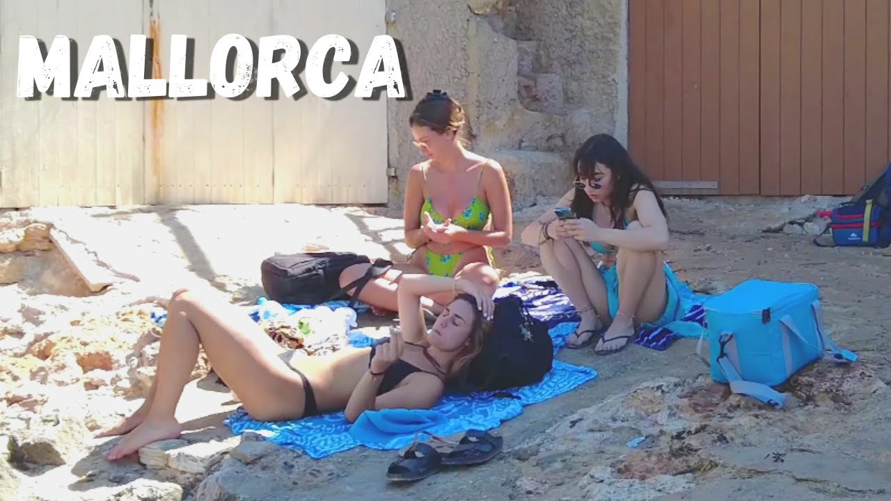 Beach walk | Mallorca MAJORCA | Cala S'Almonia | SPAIN July 2022