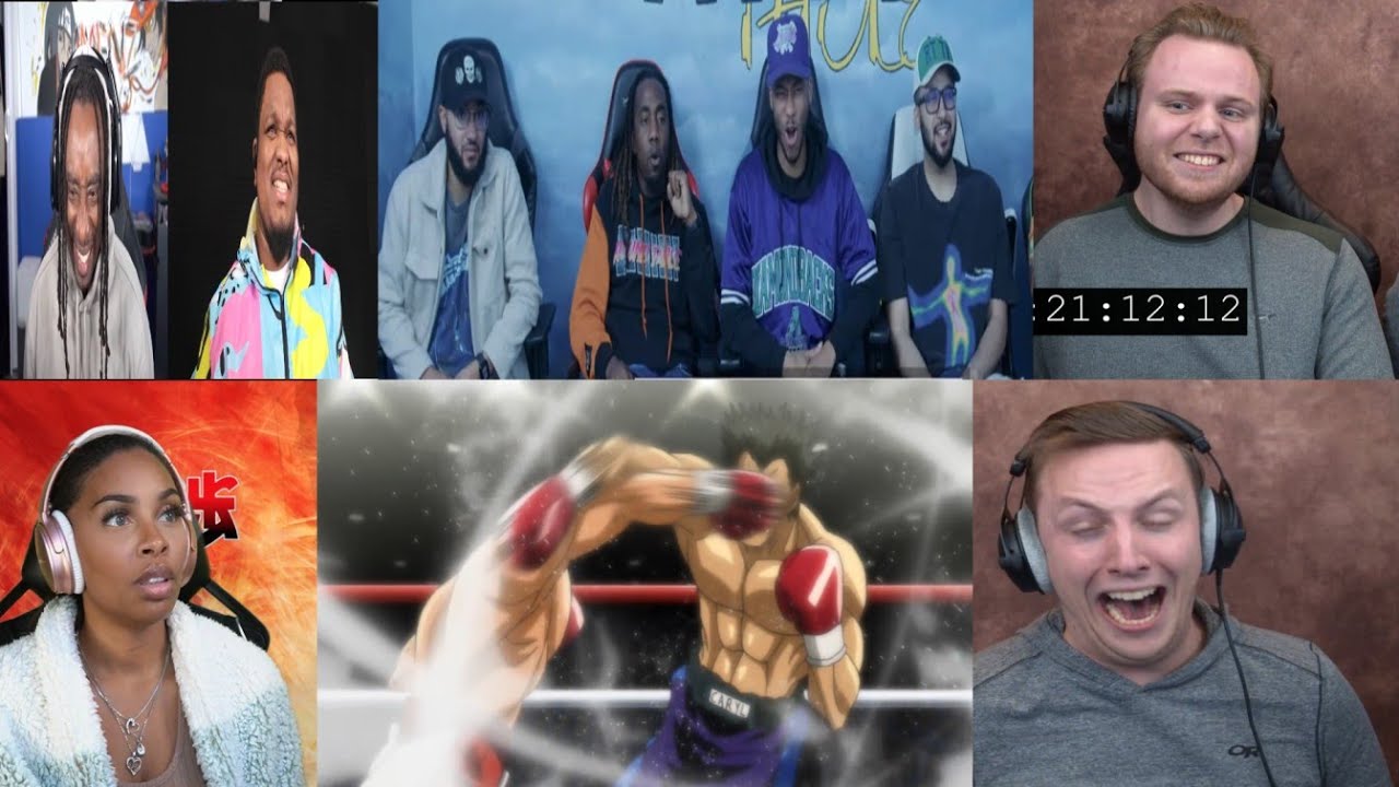 HAJIME NO IPPO EPISODE 3x12 REACTION MASHUP