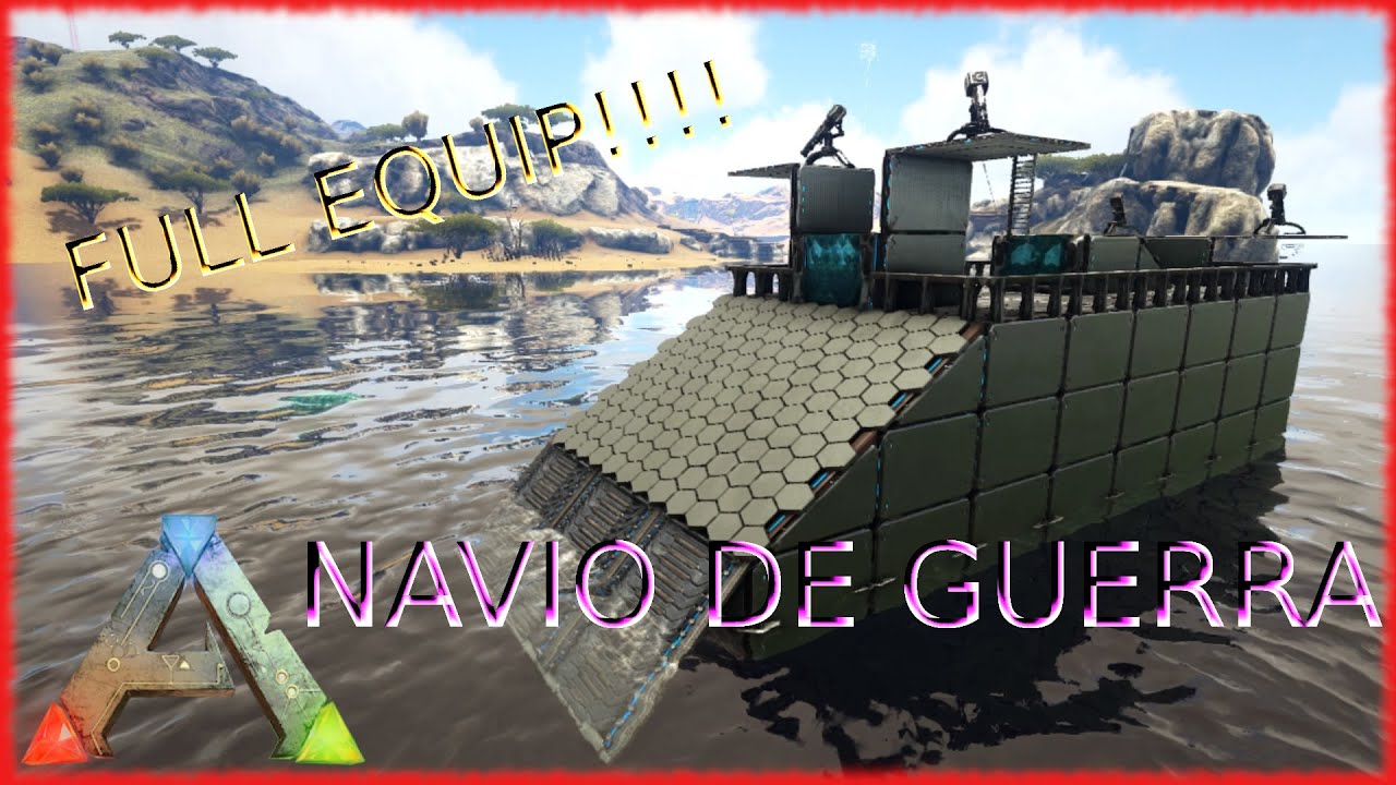 ARK RAGNAROK - NAVIO DE GUERRA (Lancha motora - motorboat)
