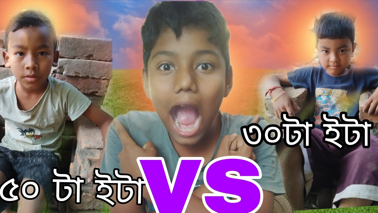 ৫০ টা ইটা 🆚 ৩০ টা ইটা।। কাৰ ভাল হল।। 