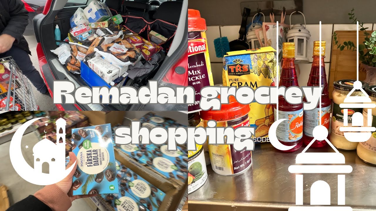 🌙 Remadan grocery shopping vlog/sweden life vlog 🇸🇪