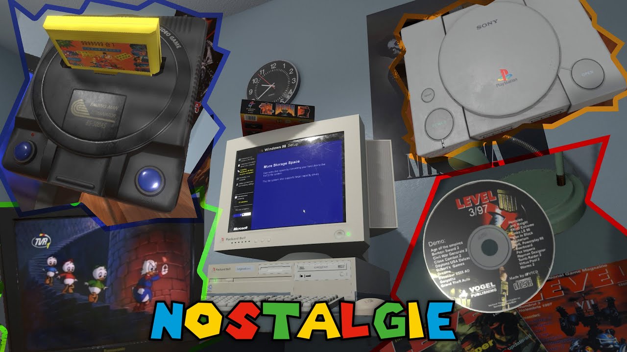 Retraieste copilaria in camera nostalgiei - 1998  [VR]