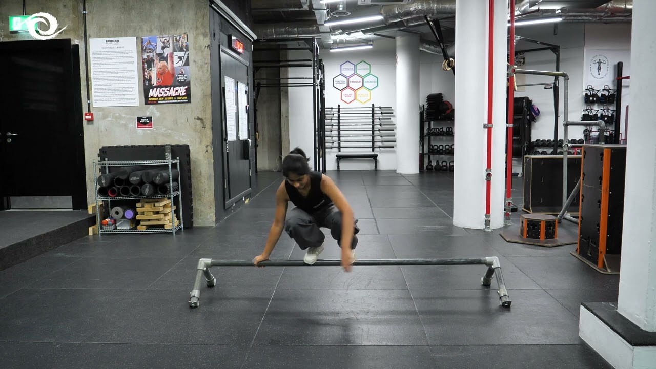 Crouch Turn with Hands