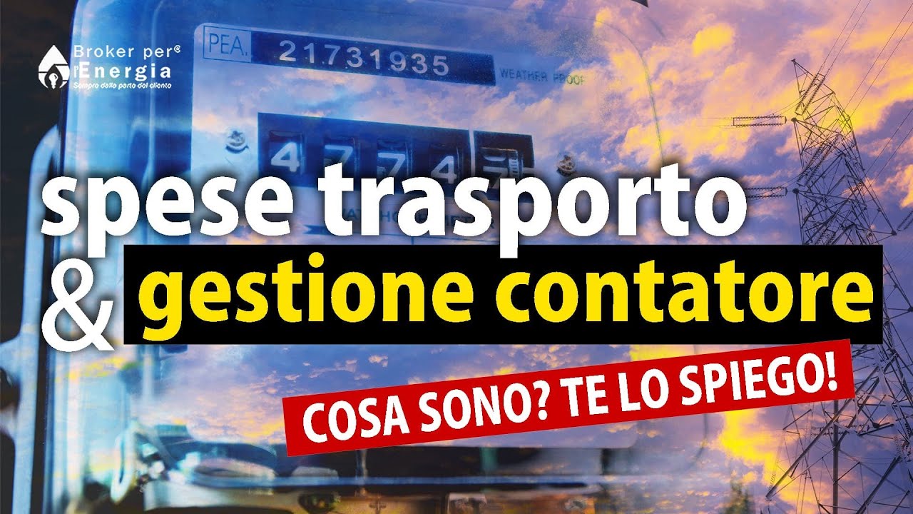 Spesa Trasporto e Gestione Contatore Luce e Gas