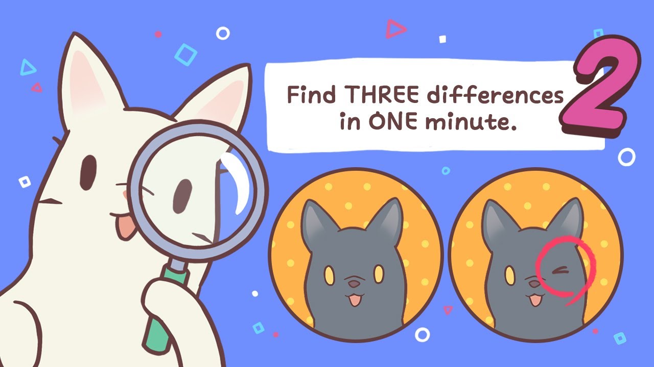 Cats & Soup : Spot the differences, Brain games!_EP2