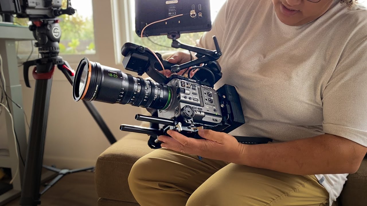 Trying my Super35 Lens on an FX6