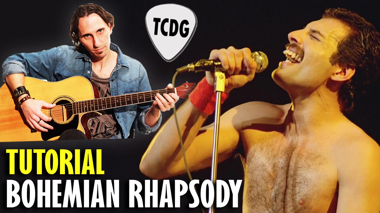 Como Tocar Bohemian Rhapsody En Guitarra Acústica (Queen) | Tutorial TCDG