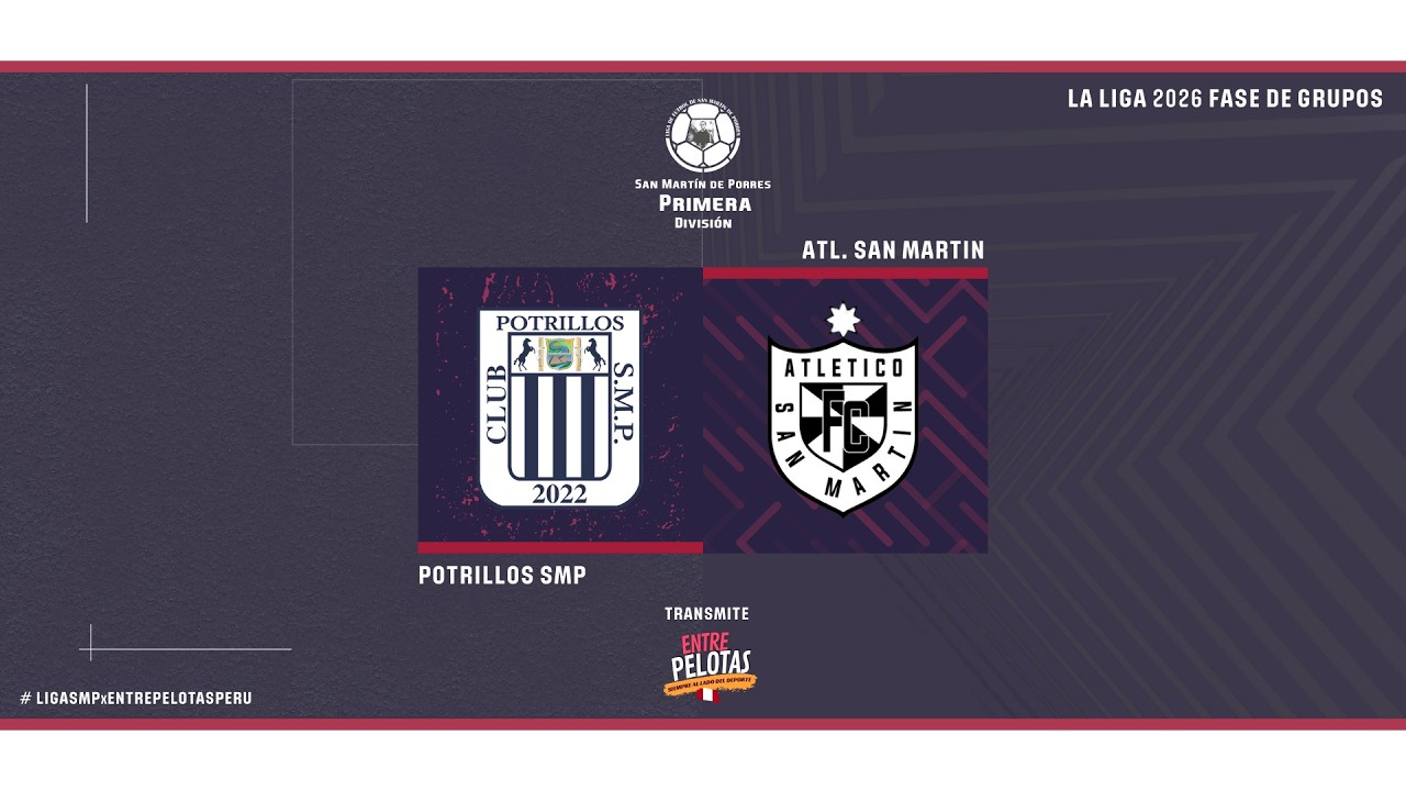 POTRILLOS SMP 🆚 ATL. SAN MARTIN Primera División SMP | Fecha 5