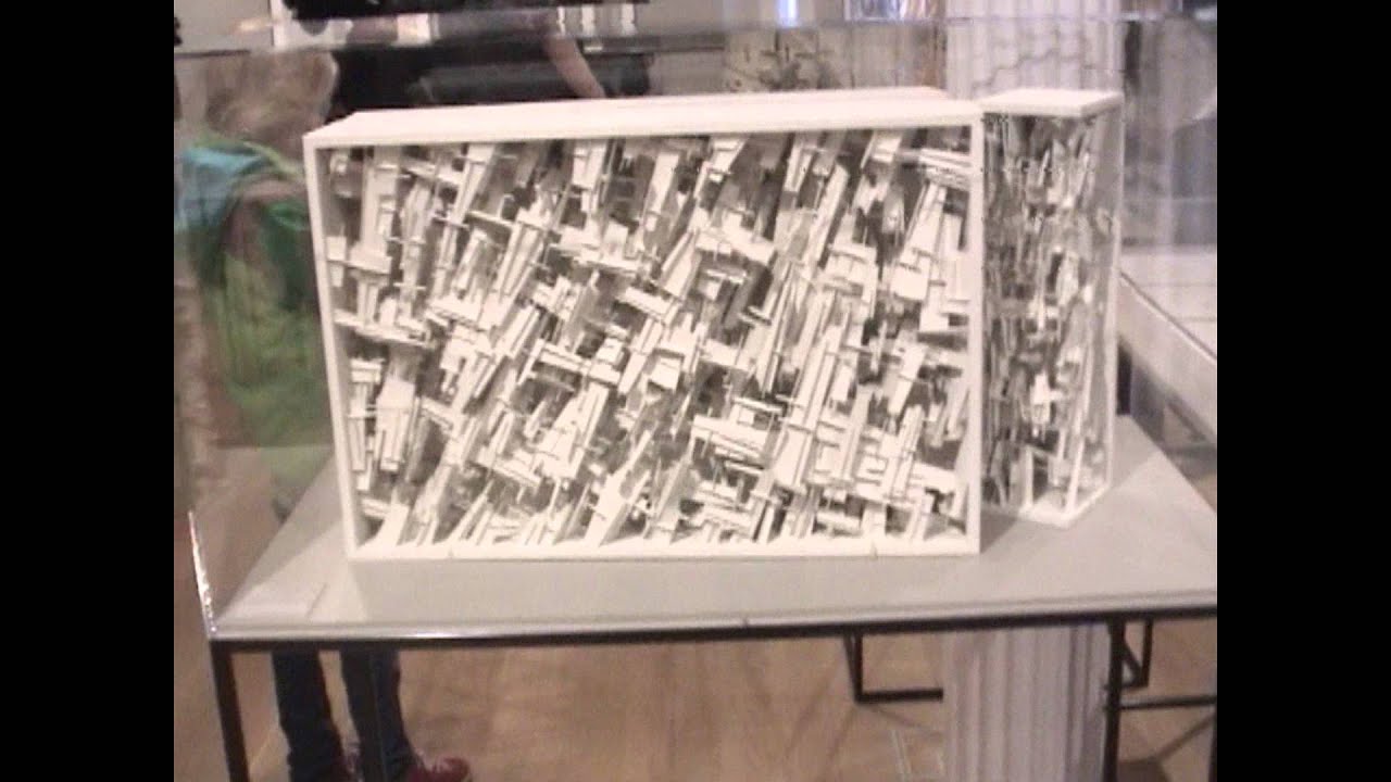 Lebbeus Woods Exhibit, The Drawing Center, NYC, 16 April 2014