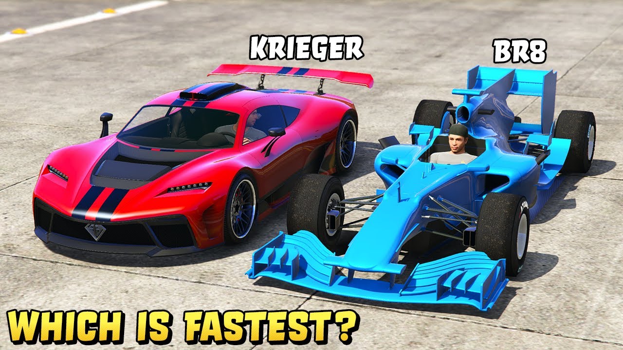 GTA 5 - BR8 vs KRIEGER - Which is Fastest?
