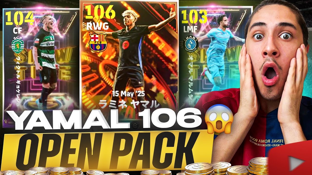 😱LAMINE YAMAL BLITZ CURLER 106🔥 OPEN PACK & GAMEPLAY #efootballmobileuzbekistan