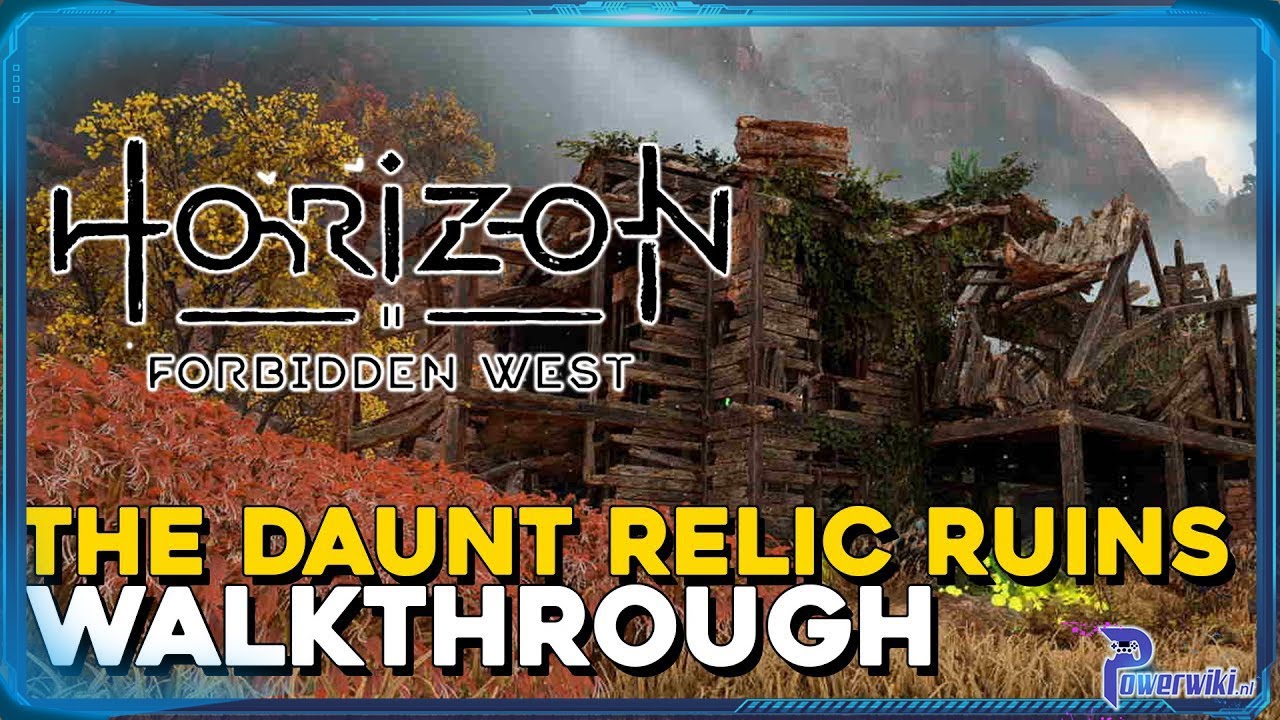 Horizon Forbidden West - Relic Ruins - The Daunt - Walkthrough - Location & Solution