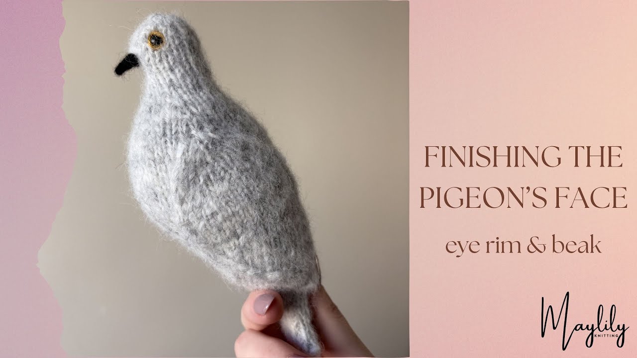 Finishing the Pigeon’s Face: Eye Rim and Beak