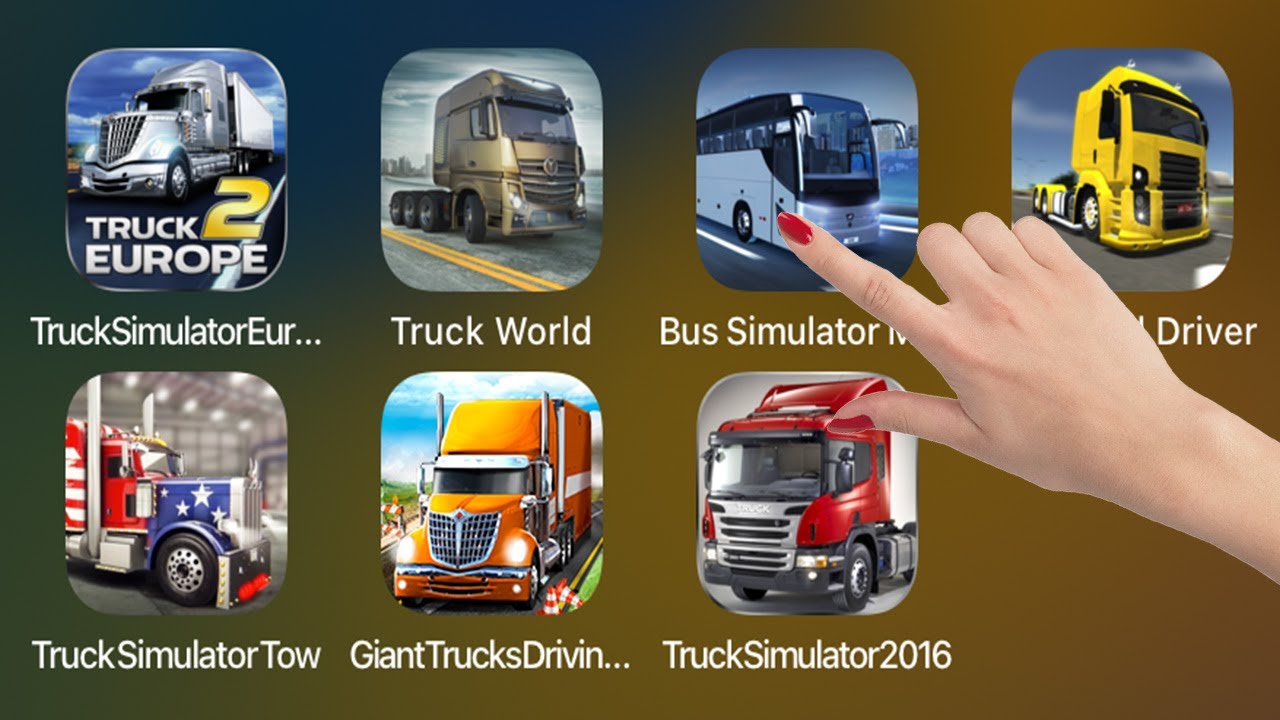 Truck Simulator Europe 2,Truck World,Bus Simulator Max,The Road Driver,Truck Towing Simulator