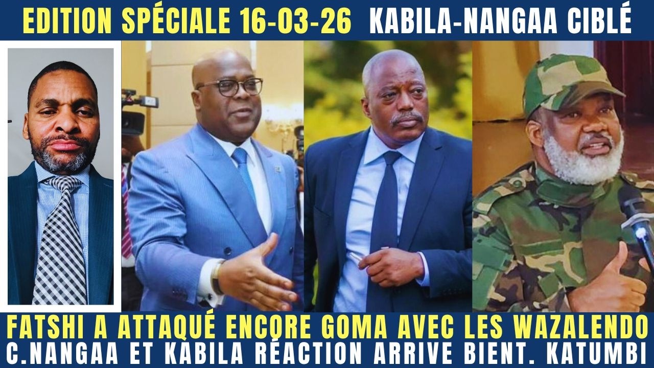 FATSHI A ATTAQUÉ ENCORE GOMA AVEC LES WAZAL. CO.NANGAA ET KABILA RÉACTION ARRIVE BIENT. KATUMBI-MAFA