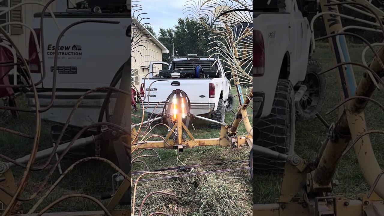 Flashy lights #eskewfarms #farmsafety #farming
