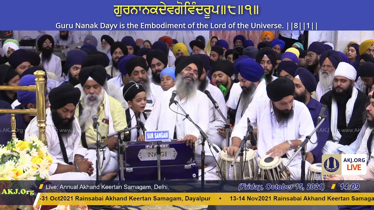 055 Delhi 15Oct2021 FriMor DSK Bhai Manpreet Singh Jee