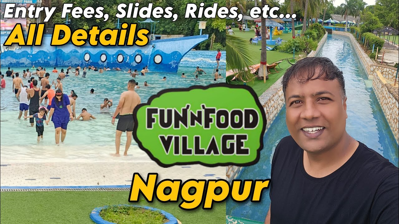 Fun n Food Village, Nagpur | Entry Fees, Slides, Rides, etc. ALL DETAILS | VLOG 005 @Vickramaditya