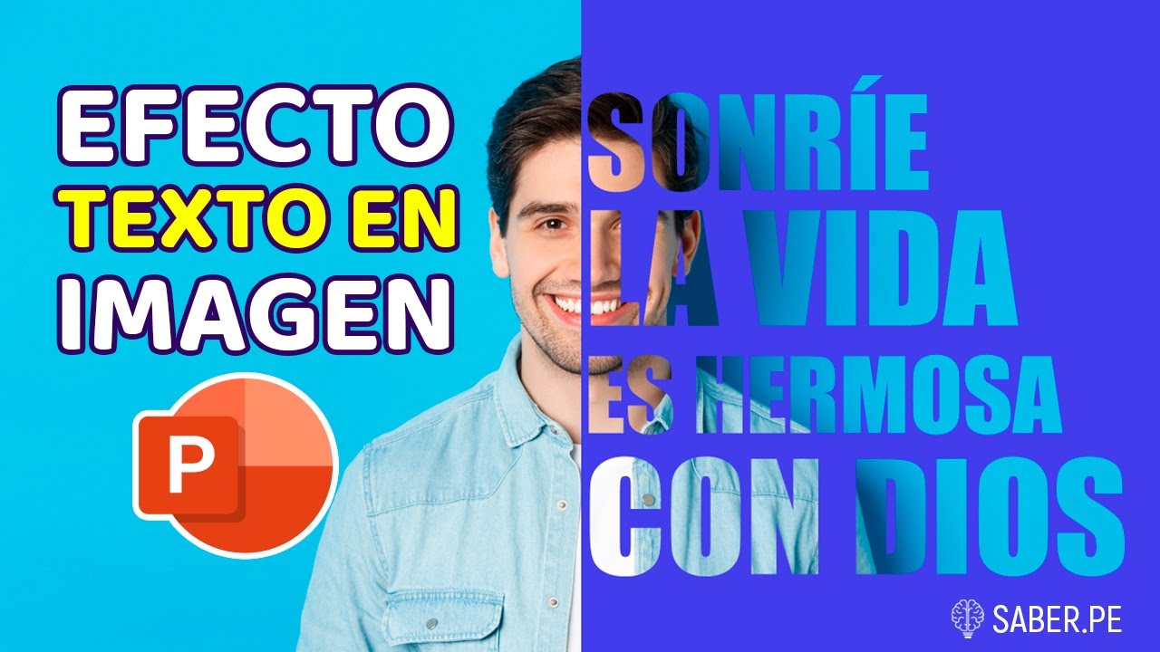 ⚡Efecto TEXTO en IMAGEN en PowerPoint⚡
