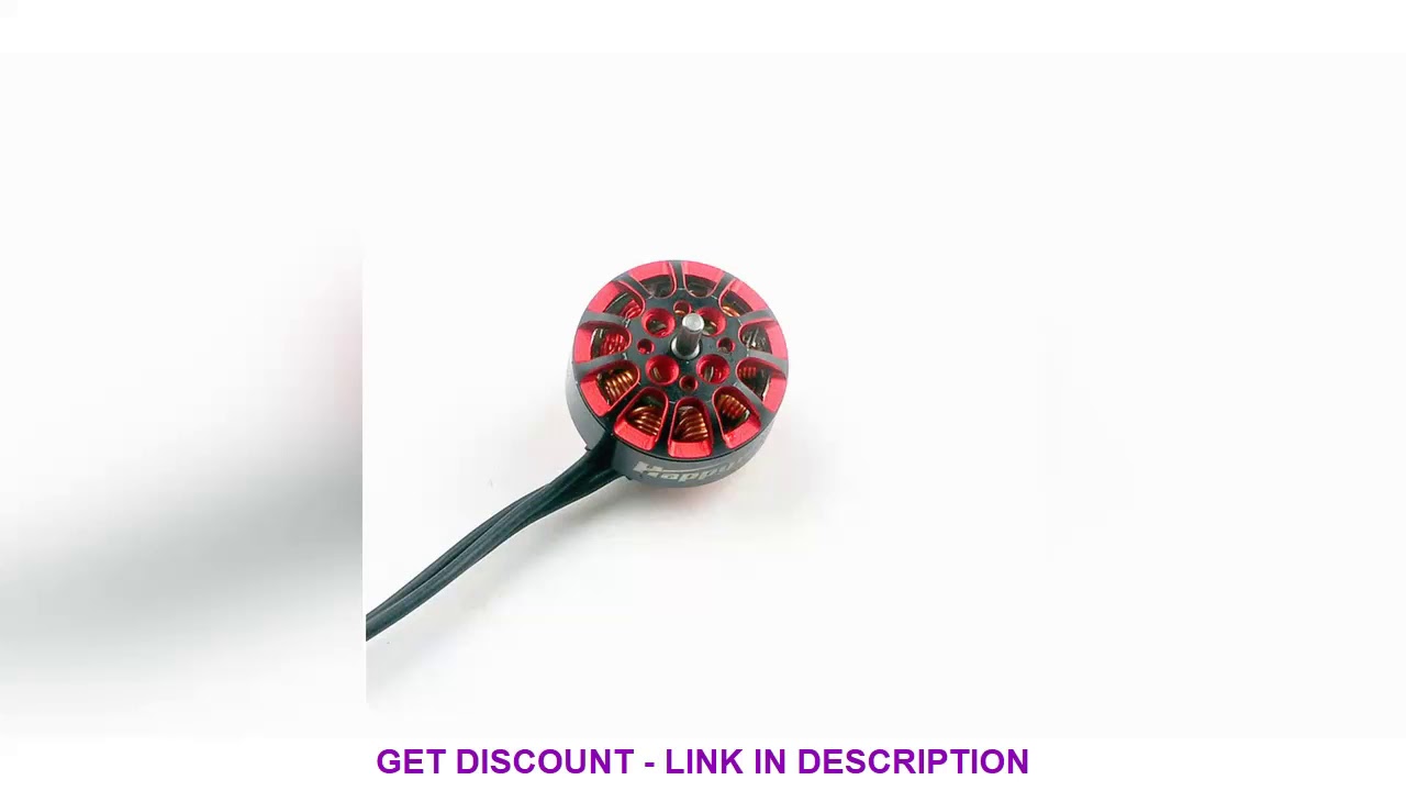 Happymodel EX1204 1204 5000KV 2-4S Brushless Motor 2 CW & 2 CCW w/ 60mm Wire & Connector for 3 Inch