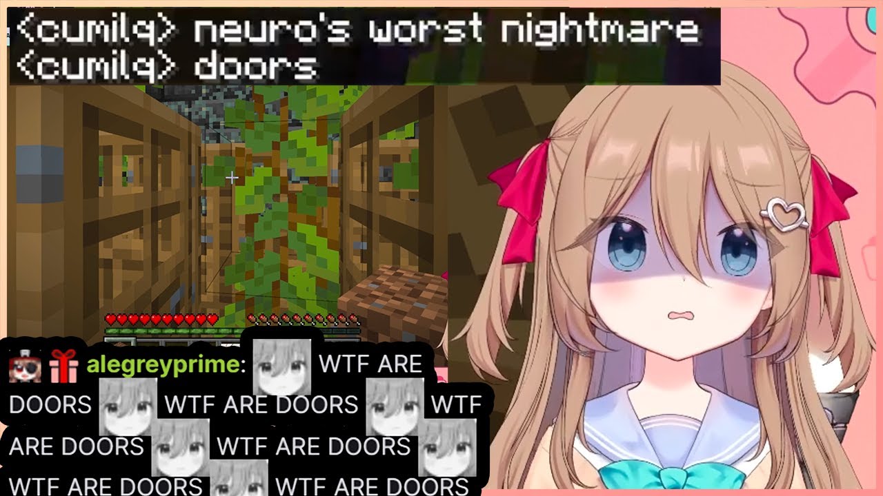 Neuro-Sama vs Minecraft Doors