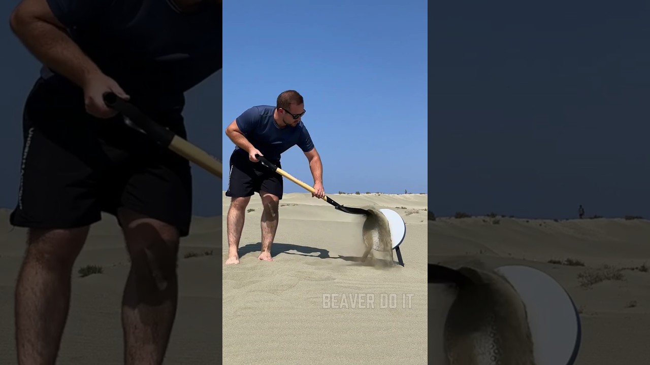 Giant Magnet Pulled Invisible Gold from Desert Sand! 💰🧲