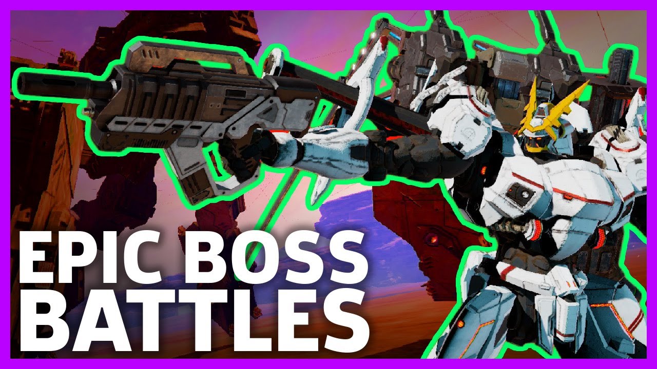 Daemon X Machina - Crazy Boss Battles Gameplay