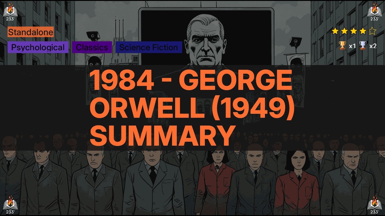 1984 - George Orwell (1949) Summary - 4.19 ⭐️