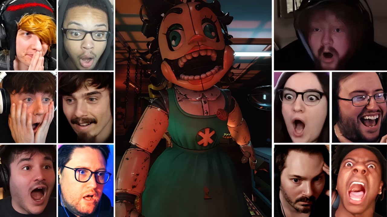 ALL YOUTUBERS REACTION TO FNAF SECRET OF THE MIMIC TRAILER!