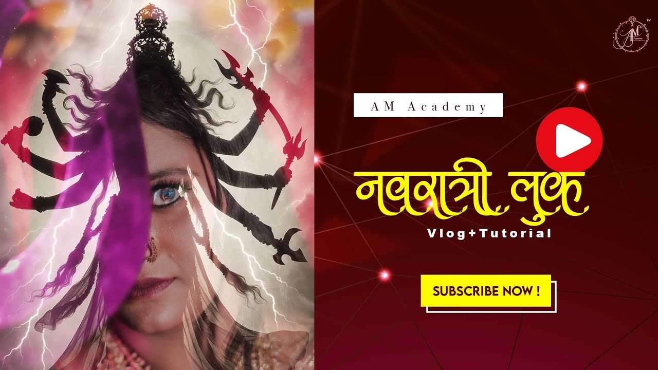 Navratri Look Vlog+Tutorial | Makeup Tutorial | @aparnamakeupacademy