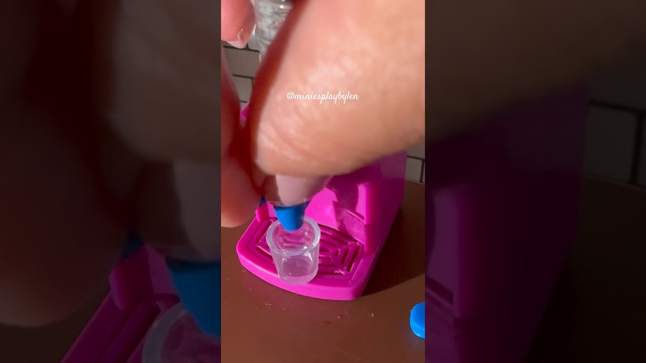 Real mini water dispenser😊 #miniature #minitoys #mini #kawaii #gashapon