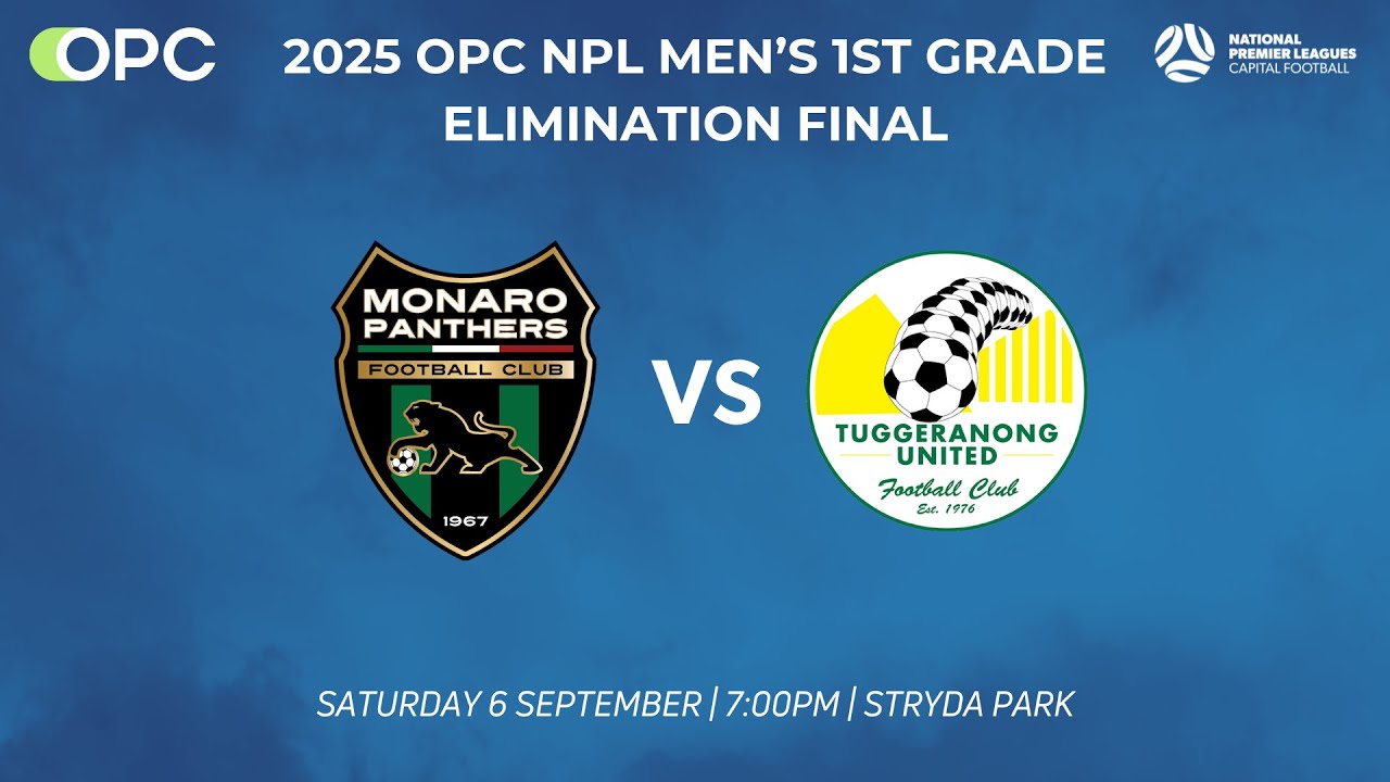 Capital Football OPC NPL Men's 1st Grade Elimination Final - Monaro Panthers vs Tuggeranong United