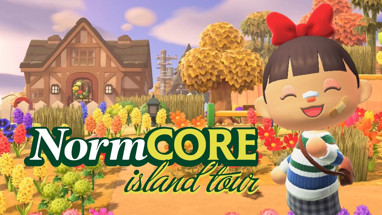 My normcore forever island tour. No custom codes 🍁 Fall season 🍄 Animal Crossing: New Horizons