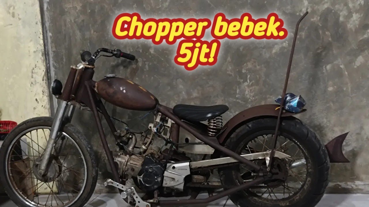 Chopper bebek tradisional mesin revo.
