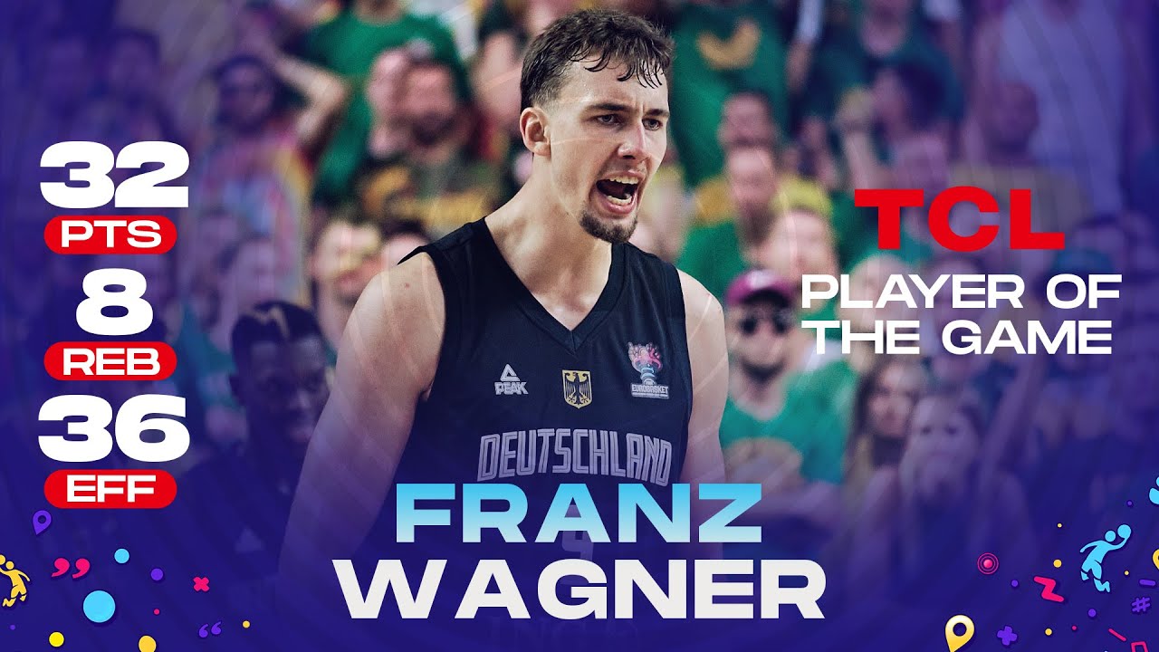 Franz WAGNER 🇩🇪 | 32 PTS | 8 REB | 36 EFF | TCL Player of the Game vs. Lithuania