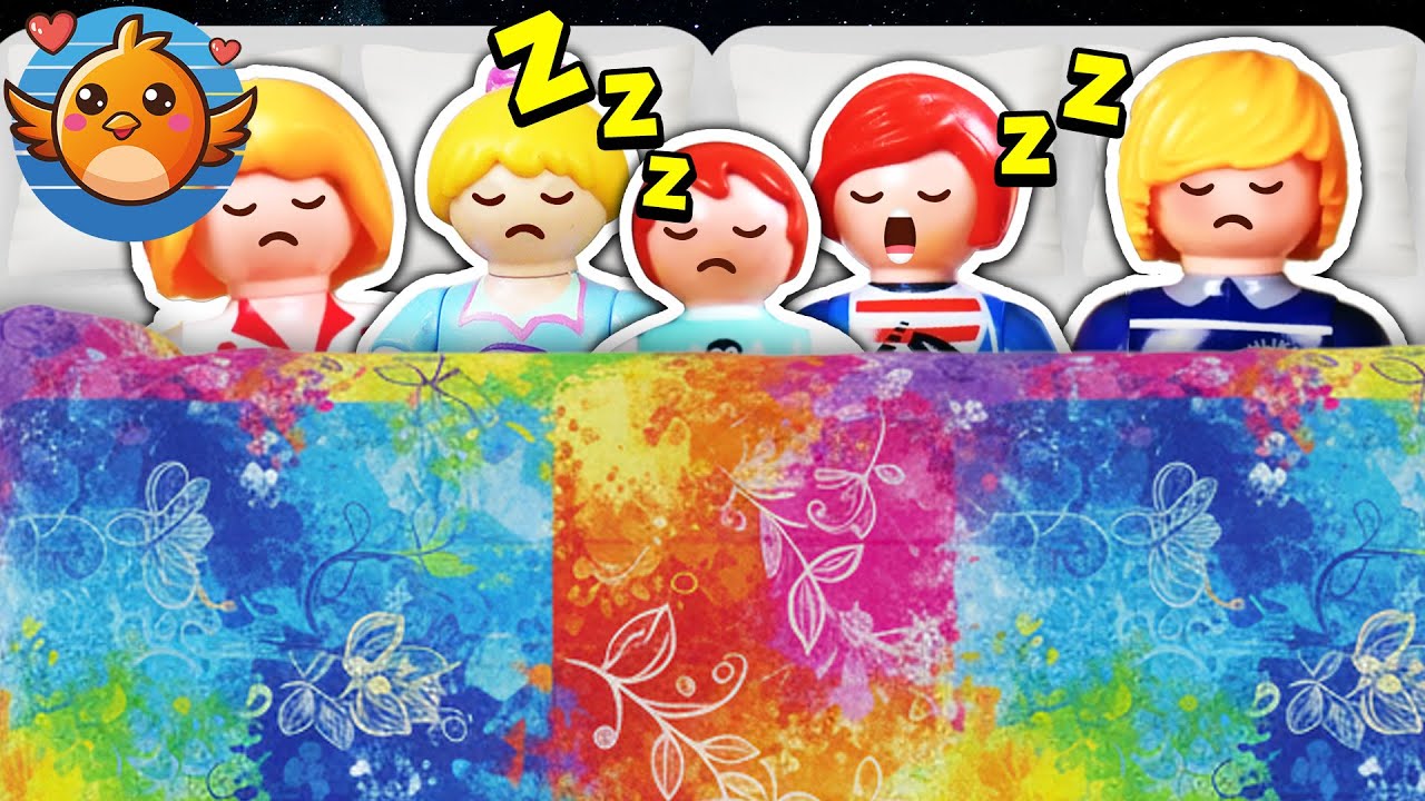 Familie Vogels ÜBERNACHTUNGSPARTY😴Mamas Schlafkrankheit💤Julian schlafwandelt🥱 Playmobil Film Deutsch