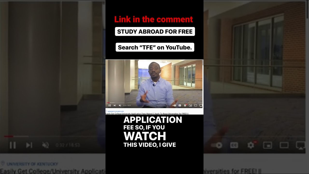 University With No Application Fee