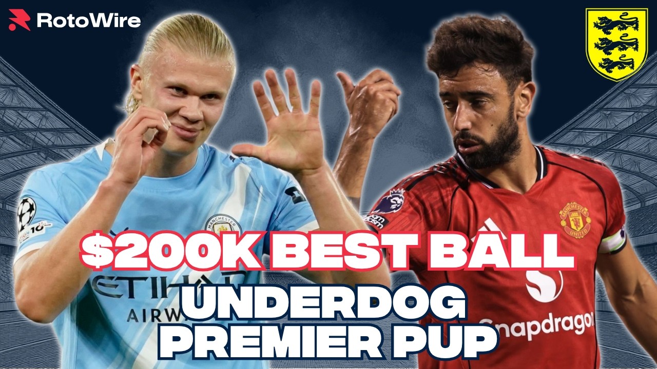 Прямой эфир драфта и стратегия Premier Pup от Underdog: рейтинги Best Ball для АПЛ с призовым фон...